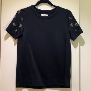 Madewell jewel-studded top